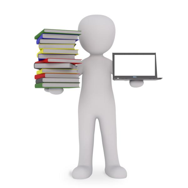 K800_man holding books and laptop